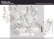 【我愛杰丹田】VFC UMAREX MP5A5  原廠零件 爆炸圖 零件下標區