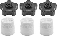 Aynaxcol 3-Pack Drain Cap, Gasket, and Screen for Part Number SX180LA - Filter Base Replacement for 