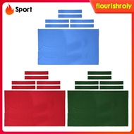 [Flourish] High Performance Pool Table Felt Billiard Cloth Table Bed Cushion -8ft Red