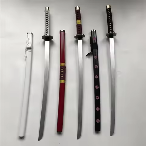 Cosplay Anime Roronoa Zoro Sword Weapon Armed Katana Espada Wood Ninja Knife Samurai Sword Prop Toys