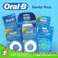 [ SPLENDIDEALS SG] ( PACK of 4) ORAL B FLOSS | DENTAL FLOSS 25M | 50M - SUPER FLOSS | TEETH FLOSSING