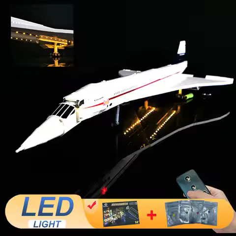 LED Light Kit For LEGO 10318 Icons Concorde Decorative Lamp Ideas DIY Gift (Not Include Building Blo