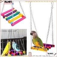 ALMA Bird Toy Set  Cage Budgie Bird Cage Accessories