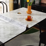 Tablecloth waterproof, oil-proof, anti-scalding, no-wash Nordic ins style marble dining table mat, desk rectangular coff