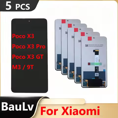 Wholesale 5 Pieces/Lot For Xiaomi Redmi 9T Poco M3 LCD Display Poco X3 / X3 Pro Touch Screen Digitiz
