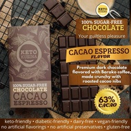Keto 100% Sugar Free Chocolate Cacao Espresso Flavor