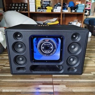 ลำโพงบลูทูธ8นิ้วไฟ2ระบบ+คาราโอเกะ วอยซ์คู่แม่เหล็ก 2 ชั้นขอบโดนัทใหญ่เสียงกลางออร่า 3นิ้ว ดอกเสียงแห