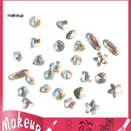 [Mk] Nail Art Decorations Nail Art Diamonds Nail Art Decorations 50pcs Mixed Nail Art Set Exquisite Decorations for Unique Nail Designs Perfect Gift for Nail Art Lovers