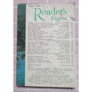 preloved READER'S DIGEST august 1966
