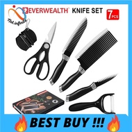 Hot Item- Sharp Knife Kitchen Cleaver Slicing Chef Knife 7Pcs Gift Set