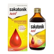 Sakatonic ACTIV Iron MULTIVITAMIN Syrup For Folate Acid ANEMIA B COMPLEX
