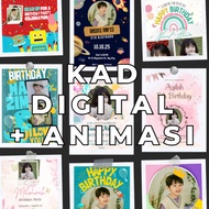 Kad Digital | Birthday Card | Kad Jemputan