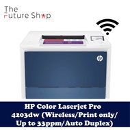 HP Color LaserJet Pro 4203dw Printer (5HH48A) - Wireless/Print only/Auto Duplex/Come with toner