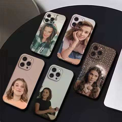 Millie Bobby Brown Phone Case For IPhone 17 16 15 14 13 12 11 PRO MAX PLUS Mini TPU Soft To Skin-fri