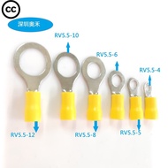 CC RV5.5-5 RV5.5-6 RV5.5-8 RV5.5-10 RV5.5-12 Circular preinsulated terminal 100