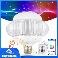 Smart Music Light Bulb with Remote Control LED RGB Bluetooth Bulb E27 Color Stage Light Bulb
