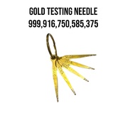 Gold Testing Needle / Jarum Uji Emas / Kunci Emas - 999 / 916 / 750 / 585 / 375