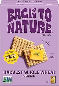 Back to Nature Crackers, Harvest Whole Wheat, 7 oz (198 g)