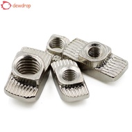 DEWDROP​ Thread T Nut 10/50pcs Home Improvement EU Standard Multi Size M3-M8 Aluminum Profiles