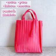 Handbag 2-Layer Bag Bright And Cute Pink Premium Work Of Government Savings Bank GSB