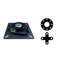 360 Degree Base 23cm Automatic Turntable Wooden Feet Return Swivel Chair Hardware Rotating Square NS