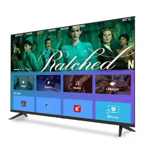 Android Smart TV 32 Inch HD LED Television WiFi Global Streaming Netflix YouTube Prime Video for Hom