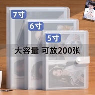 相册本纪念册明信片收纳本5寸6寸7寸拍立得大容量家庭影集本相簿Photo Album, Memorial Book, Postcard Organizer, 5x6x7 Inches, Instant