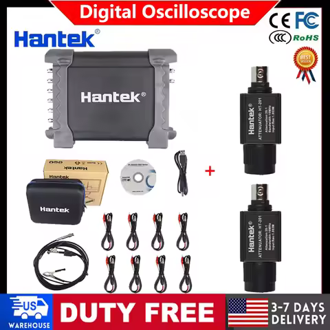 Hantek 1008C HT201 8 Channels Programmable Generator Automotive Oscilloscope Portable Digital PC Sto