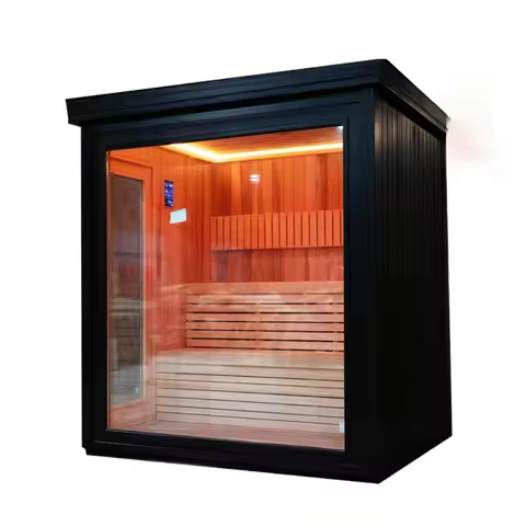 Best Seller Outdoor Traditional Sauna Wet and Dry Steam Sauna Far Infrared Sauna Electric Heating 6k