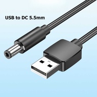 Vention USB to DC 5.5mm Charging Cable USB for Hub/Mini Fan/Table Lamp 28 AWG
