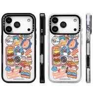 Cute Cartoon Bugcat Capoo Sticker Wireless Magnetic Charging Case Compatible For IPhone 17 Pro Max C