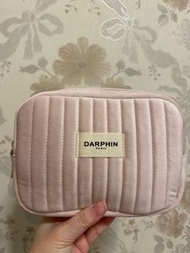 Darphin朵法 毛絨高質感粉色化妝包 👉賣場皆需先付款才出貨   沒有seven取貨付款服務