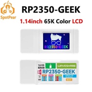 Waveshare RP2350-GEEK Raspberry Pi Pico 2 RP2350 GEEK 1.14inch LCD 240x135 65K SWD/UART/I2C For Open