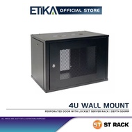 4U Wall Mount |Perforated Door with Lockset Server Rack | Depth 500mm