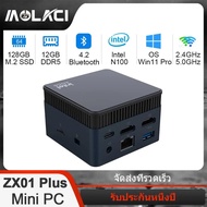 2023 ใหม่ ZX01Plus Mini PC Alder-N Lake N100 Quad-Core WiFi 2.4G/5G Bluetooth 4.2 Quad-core HDMI Display Pocket Mini Computer 12GB+128GB One