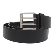 近乎全新 Bottega Veneta Cintura French 85cm (34”) CINTURA FRENCH 649377 VMAU3，配銀色五金件和黑色皮錶帶 (1565)。二手。