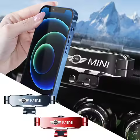 Car Air Outlet Mount Clip Interior Car Phone Holder For MINI E90 COOPER S JCW R55 R56 R60 R61 F54 F5