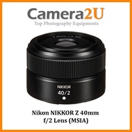 Nikon Z 40mm f/2 Lens (MSIA)