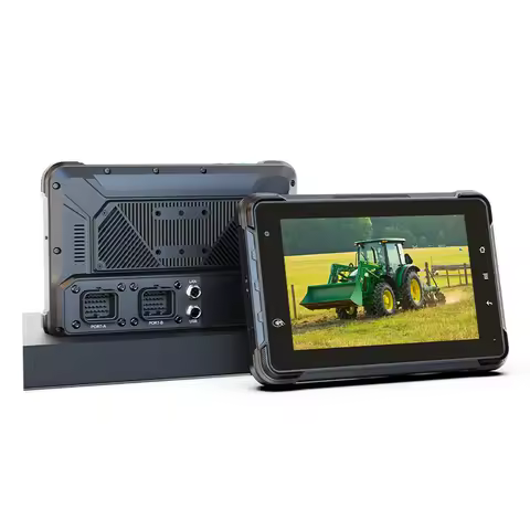 Rugged Android 13 Vehicle-mounted Tablet PC 6 Channel Camera Inputs Video Monitoring GPS Tracking Op