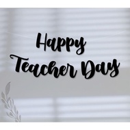 Bunting Text Banner SELAMAT HARI GURU / HAPPY TEACHER DAY