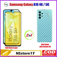 HP LAYAR 2in1 Tempered Glass Gaming Package Samsung Galaxy A16 5G A16 4G Full Cover Anti-Scratch Gla