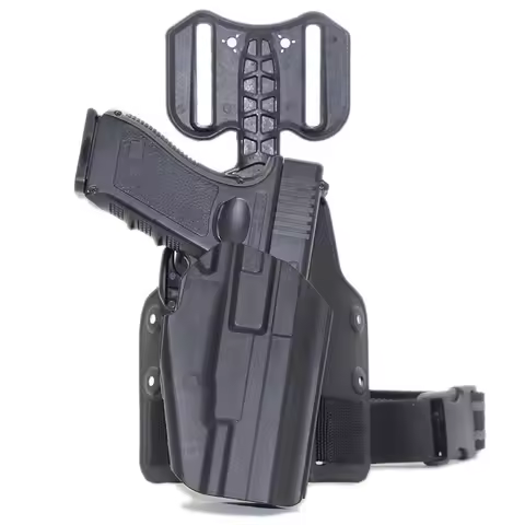 @drop leg gun holster for glock g17 g19 g22 m92 cz75 taurus pt840 hk usp holster pistol airsoft plat
