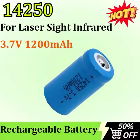 New for Laser Sight Infrared Battery 3.7V 1200mAh Rechargeable ER14250 Lithium Battery 14250 Recharg