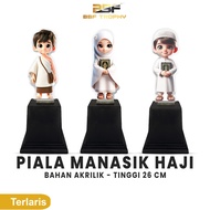 Piala Plakat Manasik Haji Akrilik Vandel Wisuda Anak Pesantren TK SD