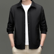 แจ็คเก็ตแบบมีปกสำหรับผู้ชาย Montagut ระดับไฮเอนด์ ทรงหลวม แขนยาว ผ้าโพลีเอสเตอร์ ผ้าไนลอน ทรงปกติ ฤด