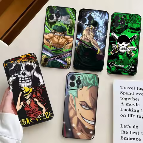 1pc Anime Ones 1 P-Pieces Phone Case Silicone Soft For IPhone 16 15 14 13 12 11 X XR Plus Pro Max Pl