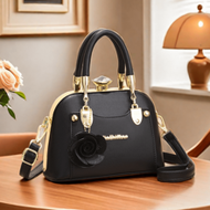 Female Messenger Crossbody Bag Extraordinary PU Shell Shaped Dome Bag Women Handbag With An Exquisit