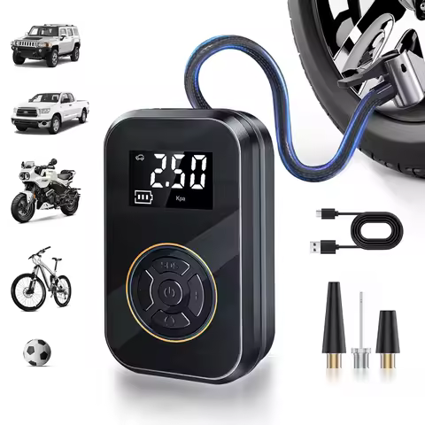 BELIBUY Portable Tire Inflator Car Tire Inflator Tire Inflator Pump With Digital Display Electric In