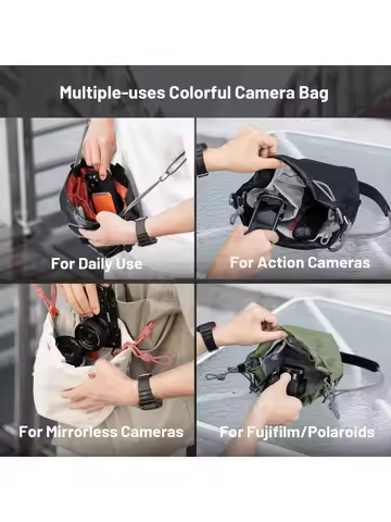 PGYTECH OneGo Drawstring Bag Mirrorless Camera Bag SLR Storage Lens Shoulder Bag Camera Case For Fuj