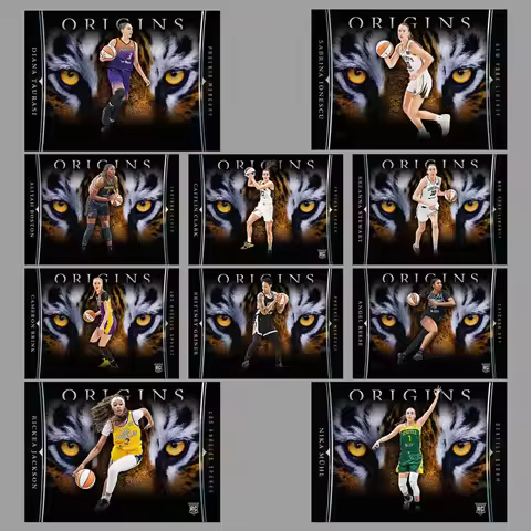 Panini 2024 WNBA Prizm Tiger Eyes Caitlin Clark Angel Reese Cameron Brink Diy Basketball Star Tradin